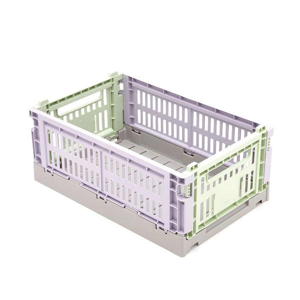 Hey Recycled Mixed Colour Crate - Small, Lavender