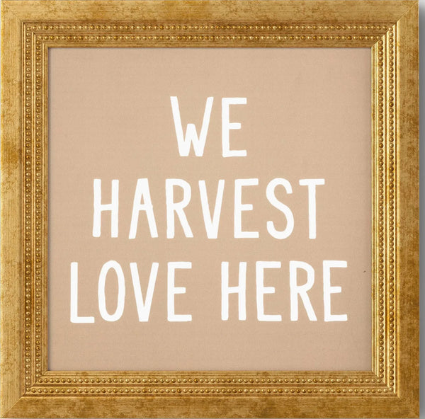 16" x 16" Harvest Love Framed Canvas Board - Thresholdâ„¢