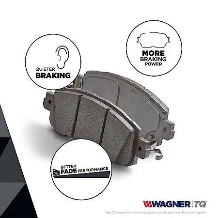 Wagner BRAKE PAD SET-S/MET 1 EA WGNER 20609407