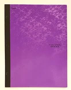 Five Star Active 2 Pocket 3 Hole Punched Purple Folder