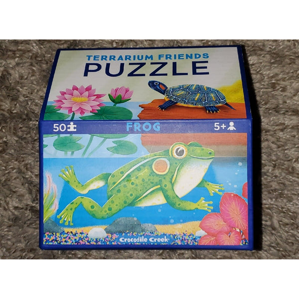 Crocodile Creek Terrarium Friends Puzzle Tortoise 6 X 8