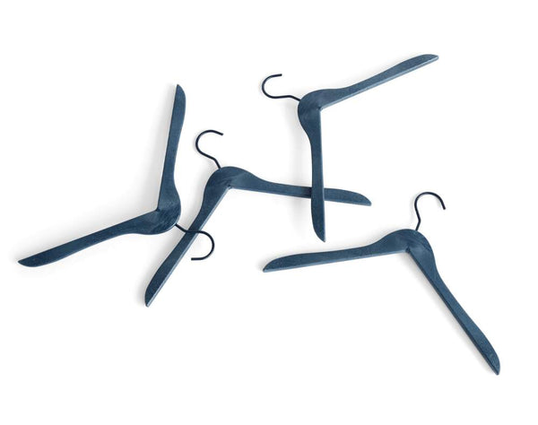 HAY Recycled Coat Hanger, Set of 4 - Deep Blue100332946