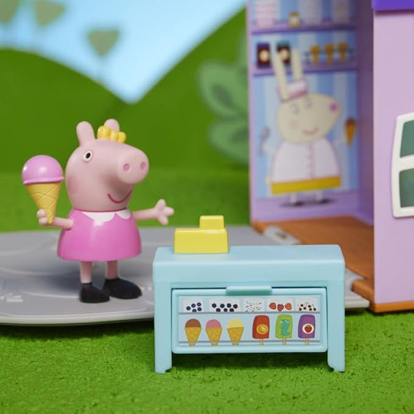 Peppa Pig Peppa's Club Peppa's Ice Cream Shop Preschool Playset Toy,