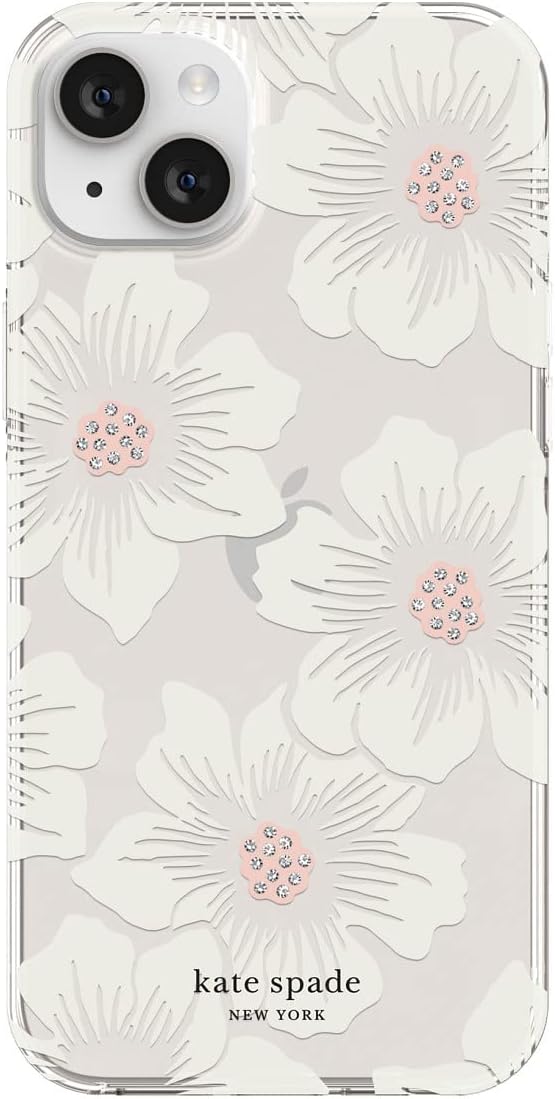 Kate Spade Protective Hardshell Case for iPhone 14 Plus - Hollyhock Floral