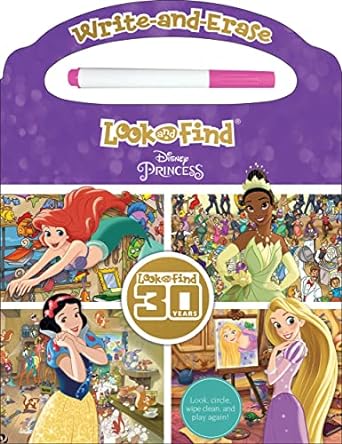 Disney Princess : Write-and-Erase Look and Find