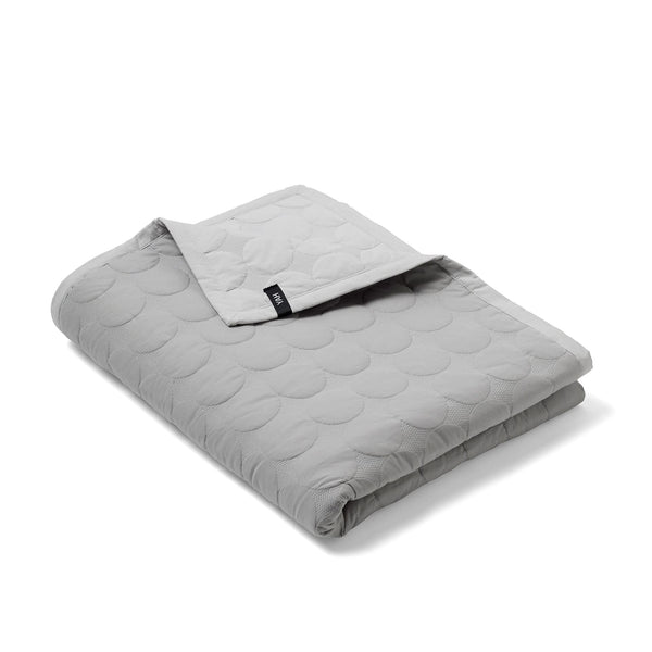 HAY Mega Dot Blanket - Full / Queen, Light Grey