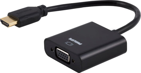 Philips HDMI to VGA Adapter - Black