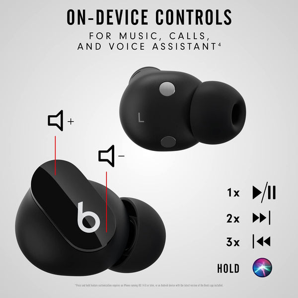 Beats Studio Buds True Wireless Noise Cancelling Bluetooth Earbuds - Black