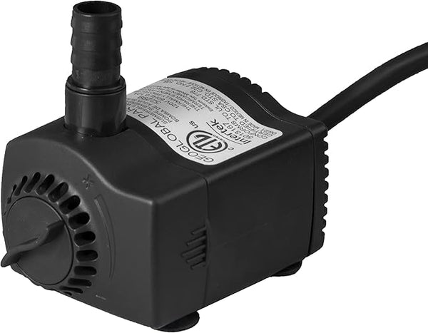 170 GPH Submersible Low Water Shut-Off Fountain Pump