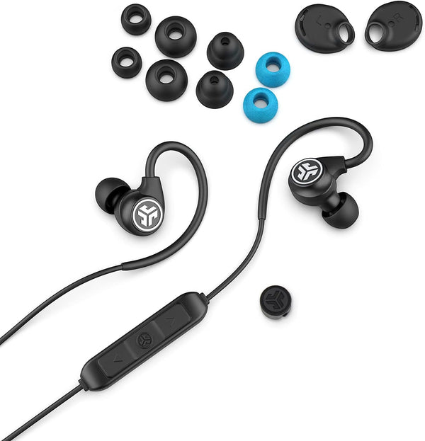 JLab Fit Sport Bluetooth Wireless Earbuds - Black