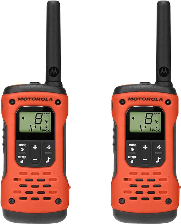 Motorola T605 H2O Two-Way Radios 22 Channel, 35 Mile - 2 Radios