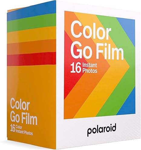 Polaroid Originals Go Color Film (Classic, Double-Pack) with Color Film (Black Frame, Double-Pack)