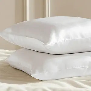 DWR sateen pillowcases, set of 2. Made from smooth and luxurious sateen fabric, these pillowcases offer a soft feel and a subtle sheen. Perfect for enhancing your bedding with a touch of elegance and comfort.