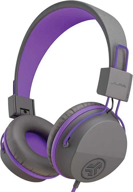 JLab Audio JBuddies Studio Over Ear Folding Kids Headphones Purple