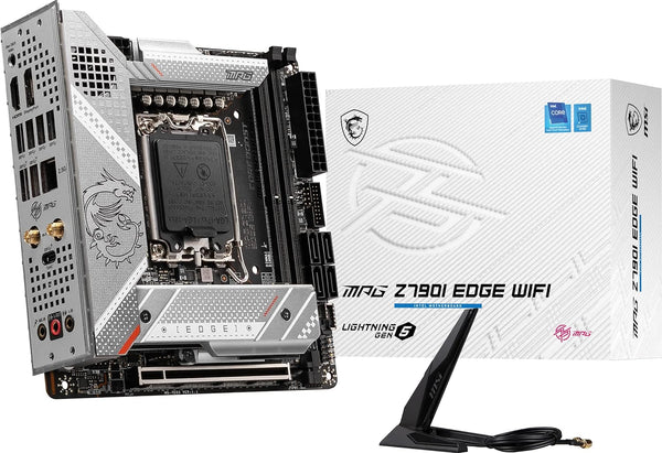 MSI - MPG Z790I EDGE WIFI (Socket LGA 1700) Intel Z790 Mini-ATX DDR5 Wi-Fi 6E Motherboard