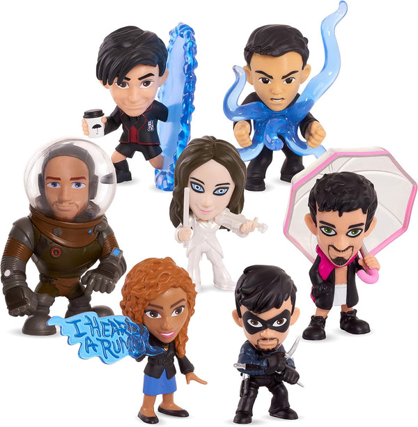 Just Play the Umbrella Academy 7-Pack Figure Set