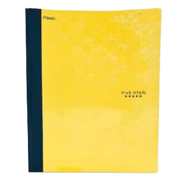 Five Star Active 2 Pocket 3 Prongs Yellow Folder