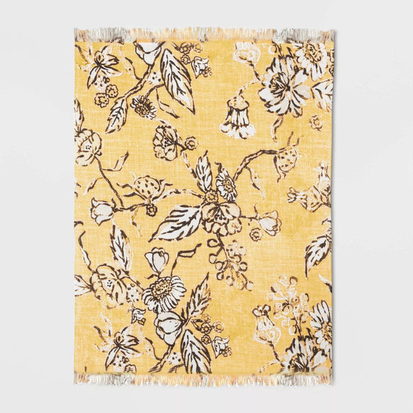 Cotton Solid Placemat Yellow- Thresholdâ„¢