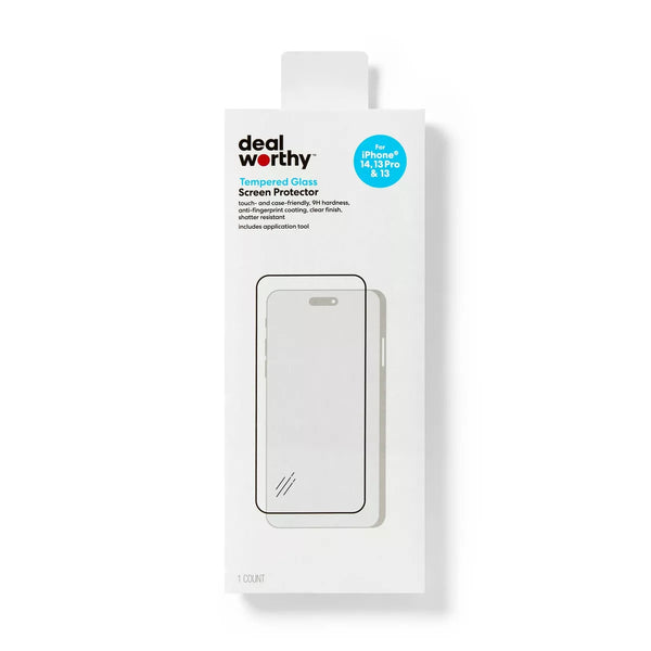 Apple iPhone 14/iPhone 13/iPhone 13 Pro Screen Protector - Dealworthy™