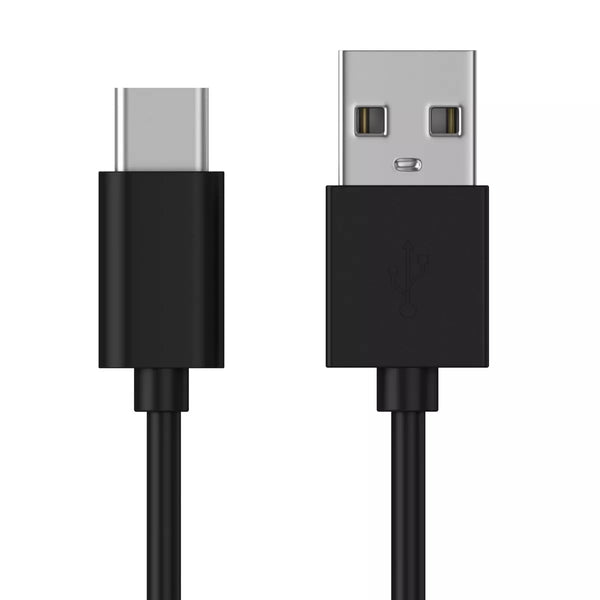 Just Wireless 10' TPU Type-C to USB-a Cable - Black