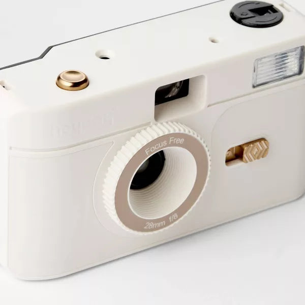 35MM Camera with Built-in Flash - Heyday White