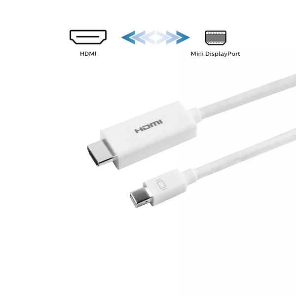 Philips 6' Mini DisplayPort to HDMI Cable - White