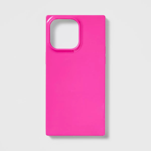 Apple iPhone 15 Pro Max Square Case with MagSafe - Heyday™ Neon Pink