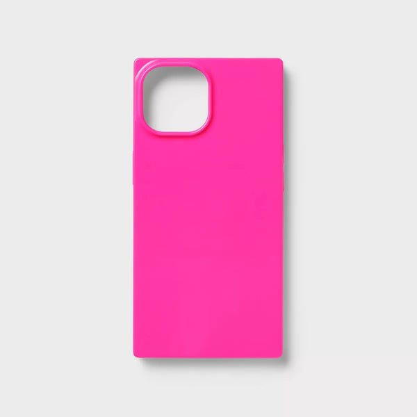 Apple iPhone 15/iPhone 14/iPhone 13 Square Case with MagSafe - Heyday™ Neon Pink