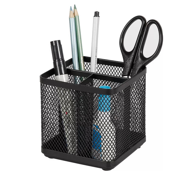 Mesh Pencil Holder Black - Brightroomâ„¢