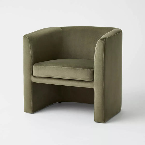 Vernon Upholstered Barrel Accent Chair