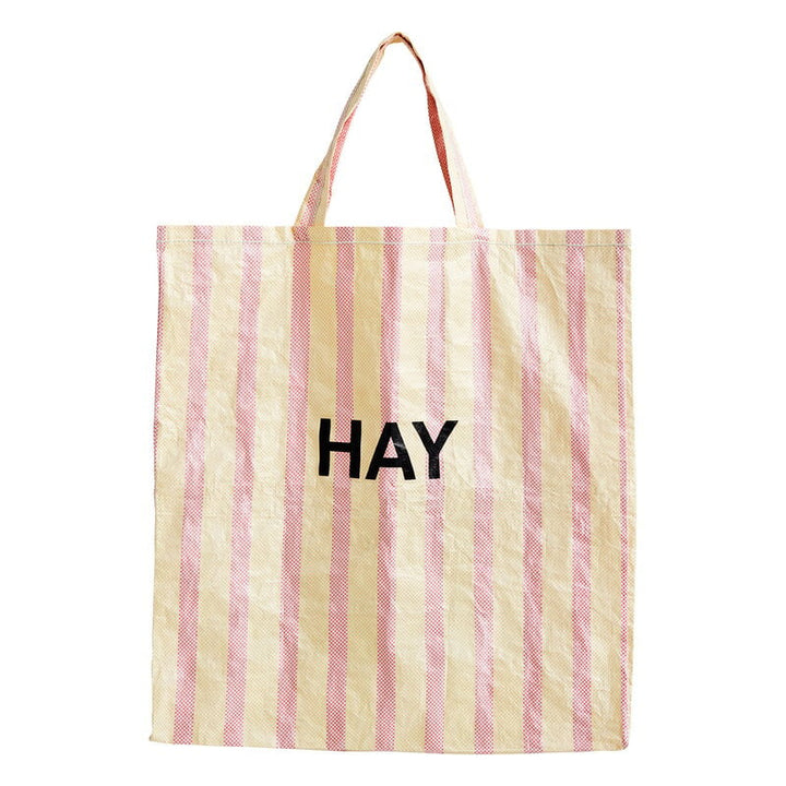 Candy stripe bag with a vibrant, colorful striped pattern. Stylish and versatile design, perfect for everyday use or as a fun accessory. Features durable material and practical dimensions for carrying essentials