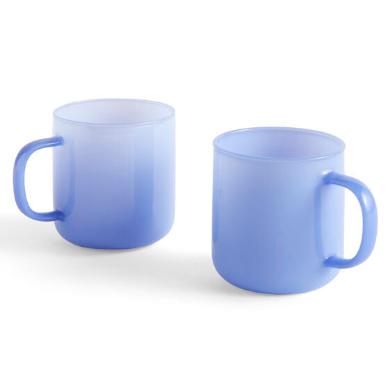 HAY Borosilicate Mug Set of 2 - Jade Blue