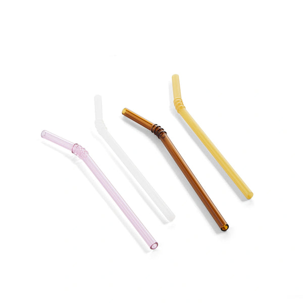 HAY Sip Straw - Swirl, Set of 4100391108