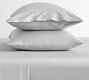 DWR sateen pillowcases, set of 2. Made from smooth and luxurious sateen fabric, these pillowcases offer a soft feel and a subtle sheen. Perfect for enhancing your bedding with a touch of elegance and comfort.