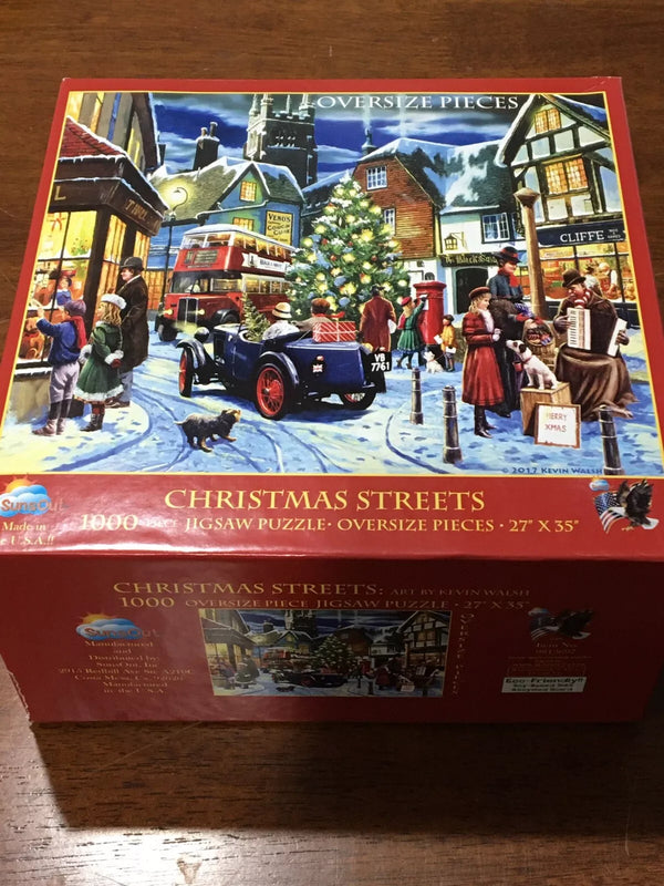 Christmas street puzzle 1,000 pcs