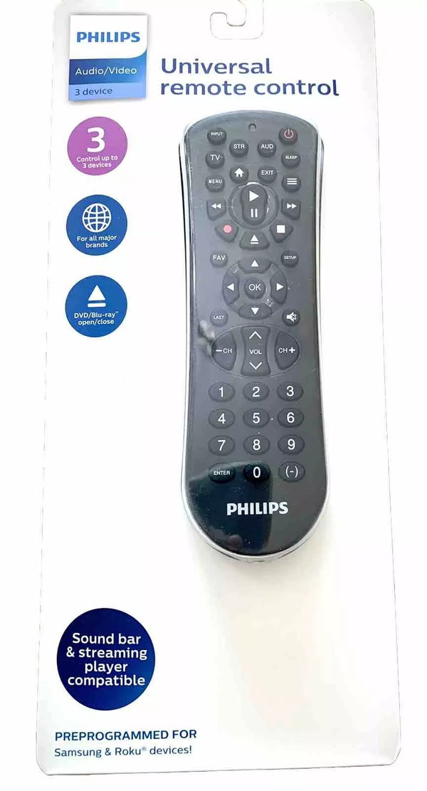 Philips Universal Remote Control SRP2013B/27 - Black