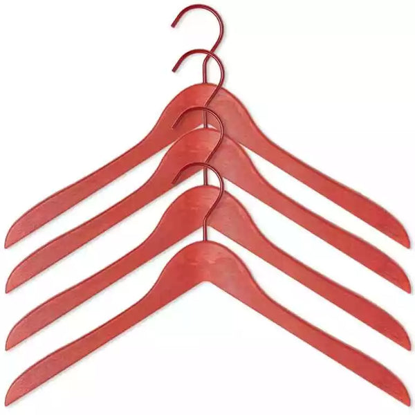 HAY Recycled Coat Hanger, Set of 4 - Cherry Red100332945