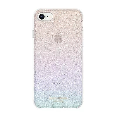 Kate Spade New York Apple iPhone SE (3rd/2nd Generation)/8/7 Protective Hardshell Case - Ombre Glitter